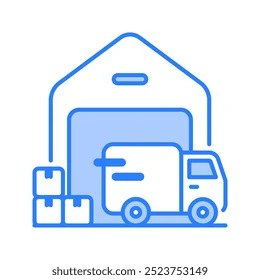 warehouse icon storage inventory logistics 260nw 2523753149